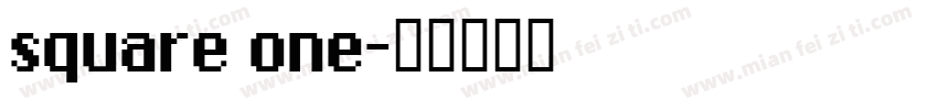 square one字体转换